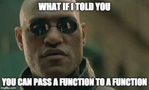 Function as an argument