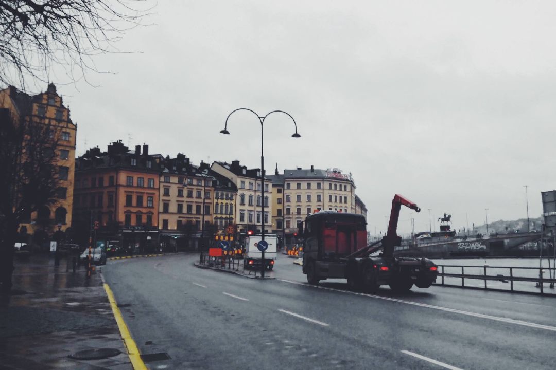 Tak jauh dari stasiun kereta Gamla Stan.