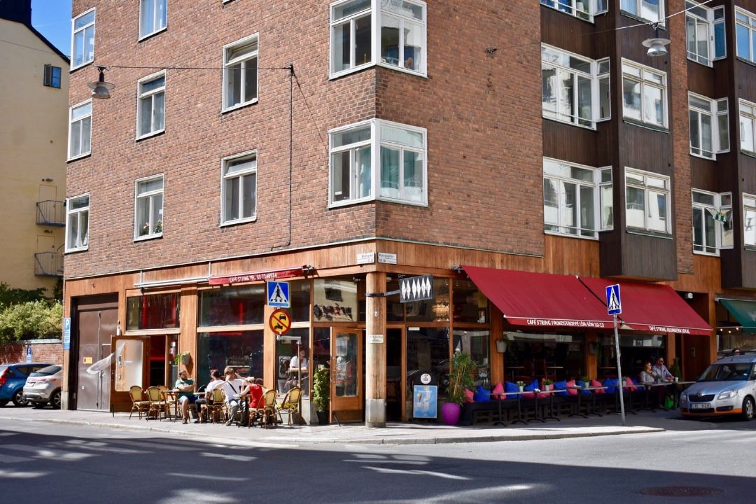 Salah satu kafe di daerah Södermalm.