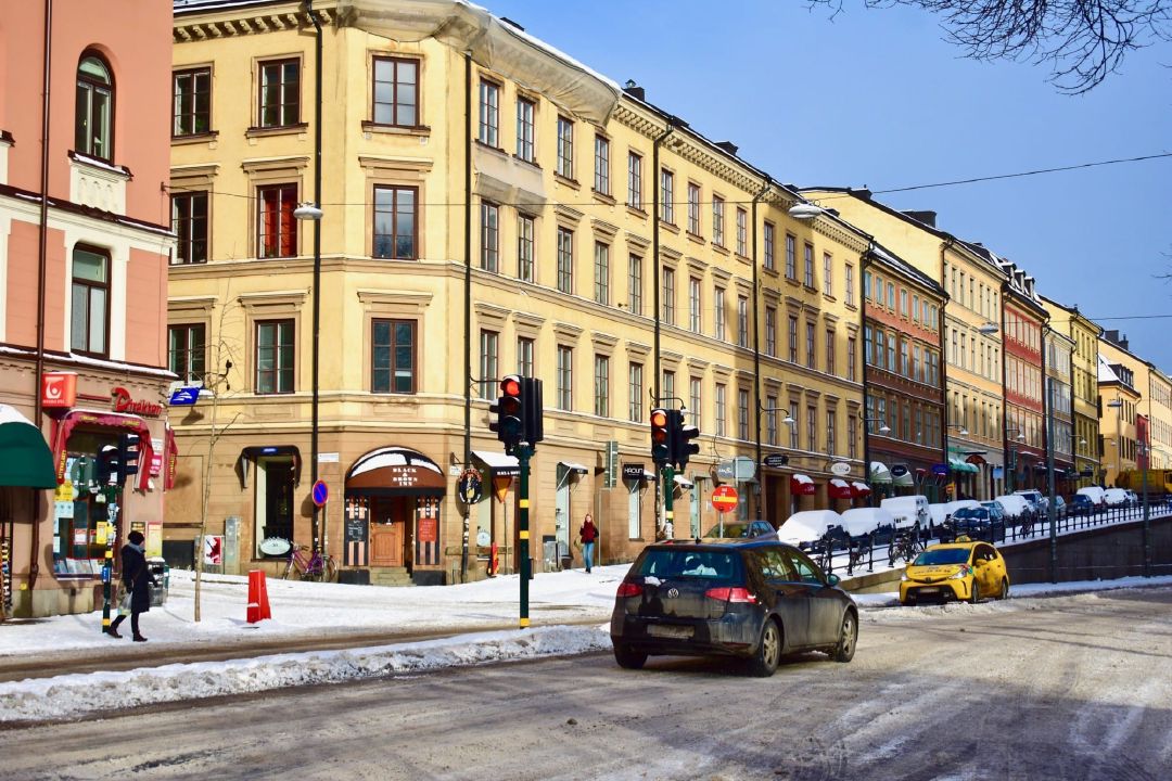 Jalan Hornsgatan siang ini.
