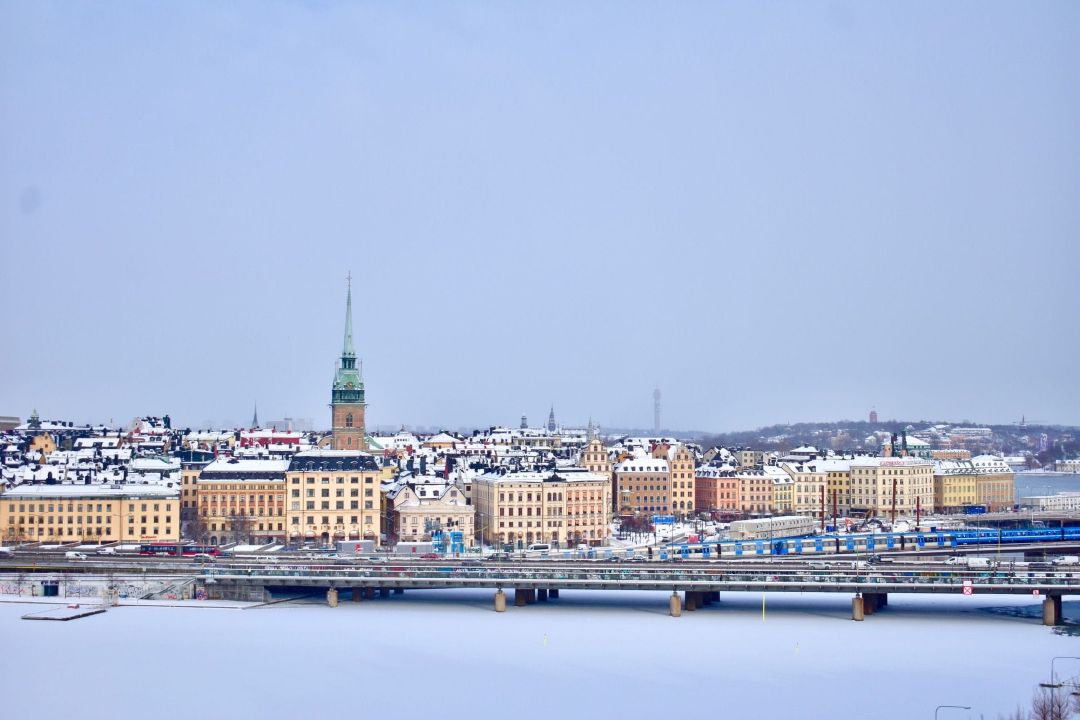 Pemandangan Gamla Stan—kota tua.