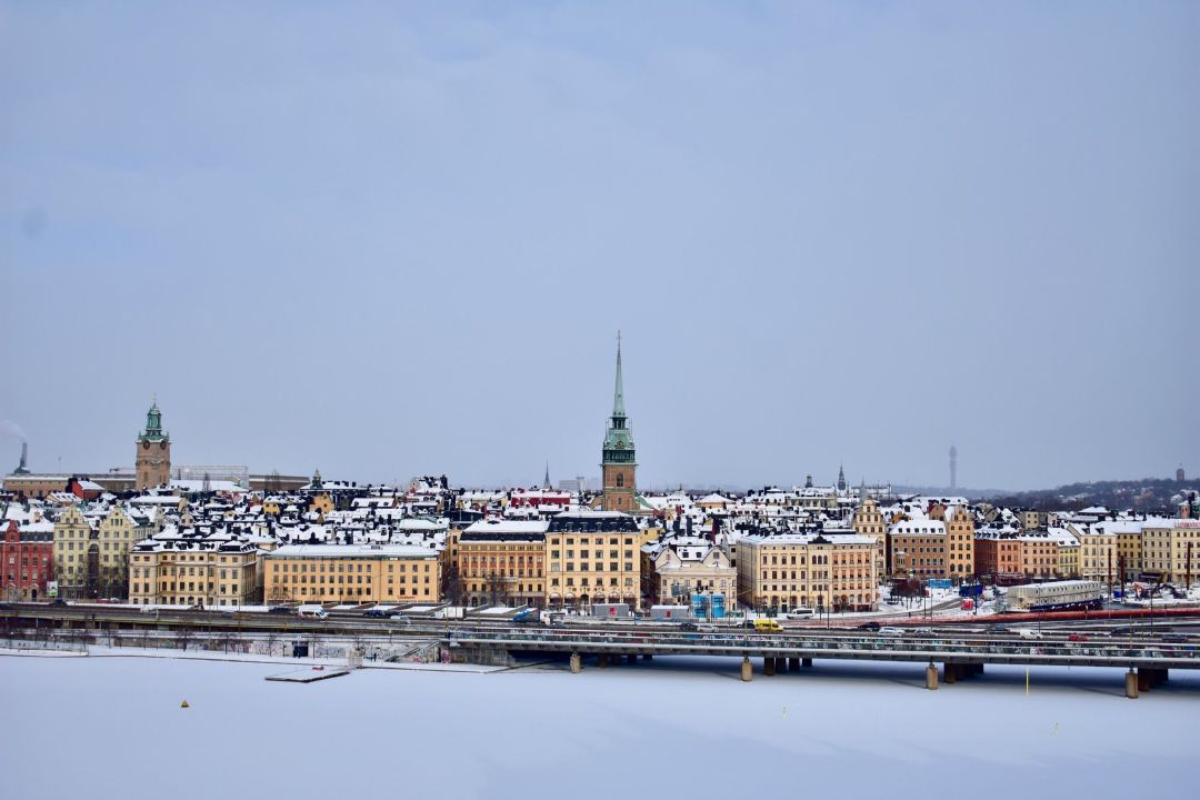 Gamla Stan dari kejauhan.