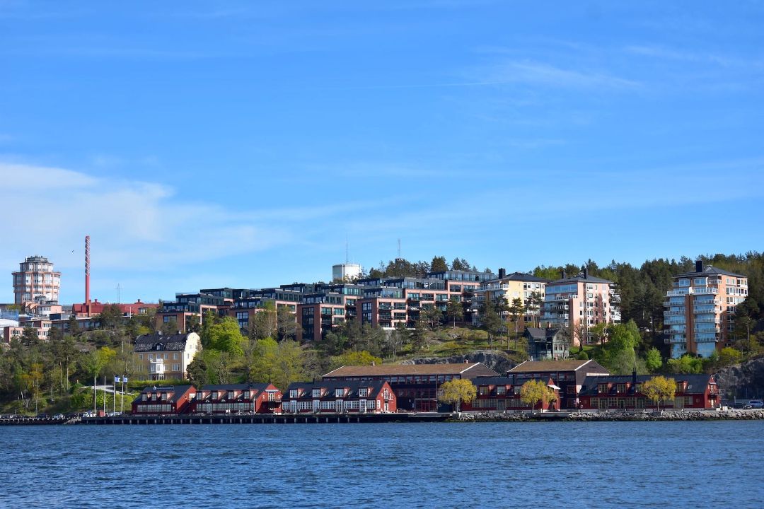 Terminal Feri Nacka strand yang berada tepat di sebrang Blockhusudden.
